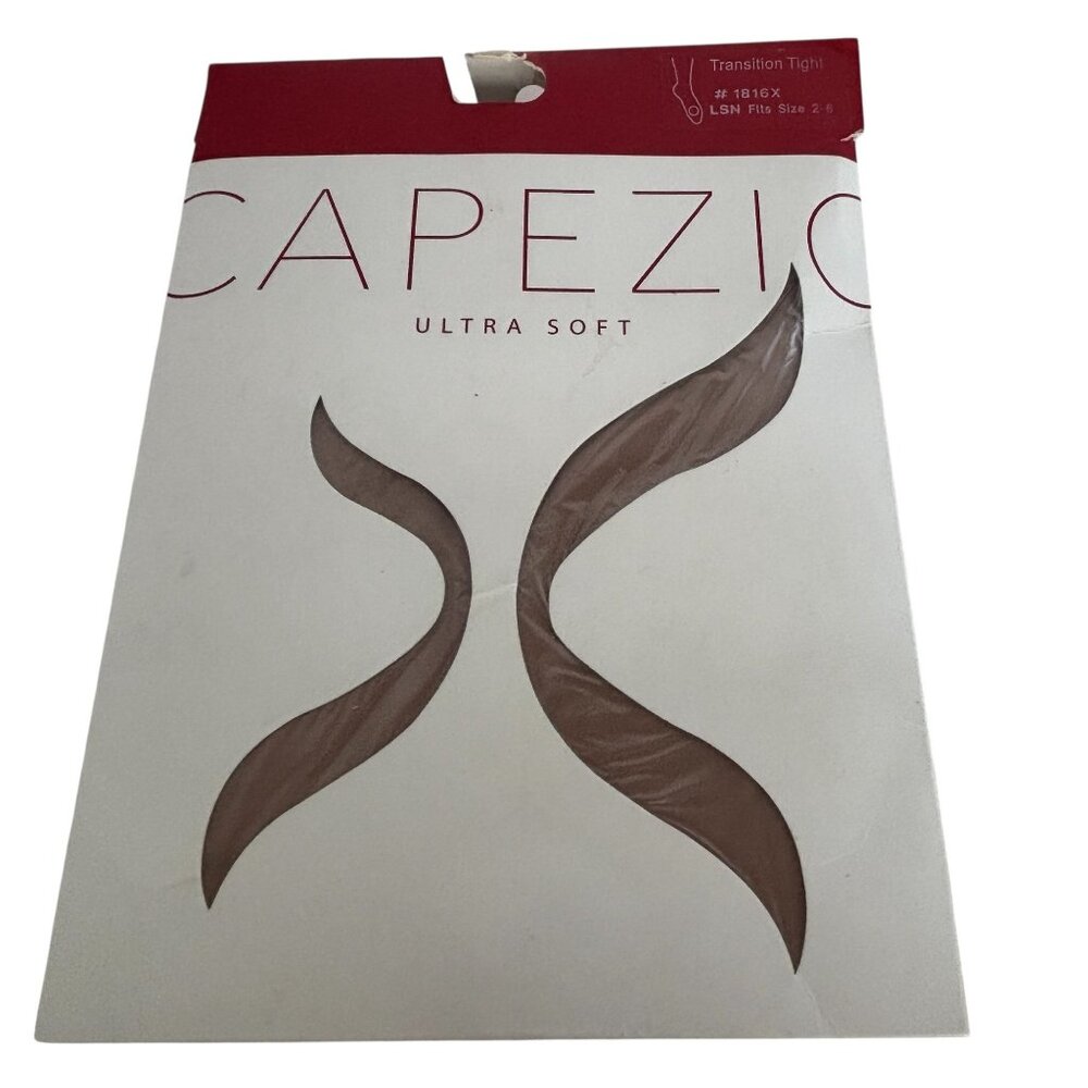 Capezio Transition Tights Ultra Soft Matte Semi-Opaque Girls 2-6 Dance 1816X